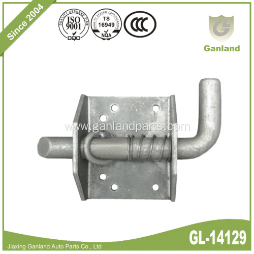 Heavy Duty Spring Loaded Bolt Raw Finish